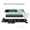 Vantec M.2 NVMe PCIe x4 Low Profile Card with 22110 Length Support