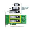 Dual M.2 SSD RAID PCIe x4 Host Card(Open Box)