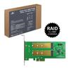 Dual M.2 SSD RAID PCIe x4 Host Card(Open Box)