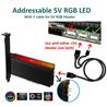 Vantec M.2 NVMe PCIe x4 RGB LED Card with Heat Sink-(UGT-M2PC12-RGB)