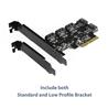 Vantec 5 Port SATA III 6Gbps PCIe x4 Host Card (UGT-ST655)(Open Box)