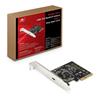 Vantec Single Port USB 3.2 20Gbps Type C PCIe Host Card-(UGT-PCE320C)(Open Box)