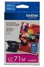 Cartouche d'encre magenta BROTHER LC-71