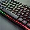 RII Multi-Color Rainbow LED Backlit Wired Mechanical Gaming Keyboard(Open Box)