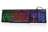 RII Multi-Color Rainbow LED Backlit Wired Mechanical Gaming Keyboard(Open Box)