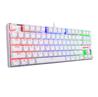 Redragon K552 Mechanical Gaming Keyboard 80% Compact 87 Key Kumara Wired  Blue Switches for Windows PC Gamers (RGB Backlit Whit