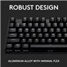 LOGITECH 920-010442 Grand format Gaming Keyboard, black(Open Box)