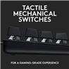 LOGITECH 920-010442 Grand format Gaming Keyboard, black(Open Box)
