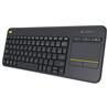 LOGITECH K400 Plus Wireless Touch Keyboard – Black
