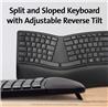KENSINGTON K75406US Pro Fit Ergo Wireless Keyboard and Mouse  Black(Open Box)