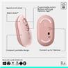 LOGITECH POP ICON Wireless Keyboard & Mouse Combo (Rose & Off-White)(Open Box)