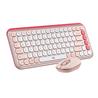 LOGITECH POP ICON Wireless Keyboard & Mouse Combo (Rose & Off-White)(Open Box)