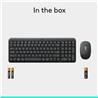 LOGITECH MK250 Productivity English Keyboard and Mouse Combo - Graphite