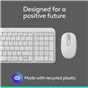 LOGITECH MK250 Productivity English Keyboard and Mouse Combo - Off-White
