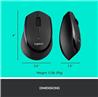 LOGITECH MK345 Wireless Keyboard and Mouse Combo(Open Box)