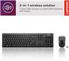 LENOVO 100 USB-A Wireless Combo Keyboard and Mouse