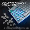 LOGITECH G512 X 98 96 % Clavier de jeu, Blanc