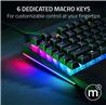 RAZER BlackWidow V4 Grand format (100 %) Clavier de jeu, Noir -