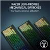 RAZER BlackWidow V4 Low Profile TKL (80 %) Clavier de jeu, Noir