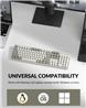 Keychron C2 Pro 8K Full Size Gaming Keyboard, White