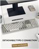 Keychron C2 Pro 8K Full Size Gaming Keyboard, White