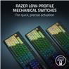 RAZER BlackWidow V4 Low Profile Pleine grandeur Clavier de jeu, Noir