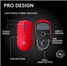 LOGITECH G PRO X SUPERLIGHT 2 SE LIGHTSPEED Gaming Mouse - Red