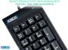 KINESIS AC210USB-BLK Productivity Keyboard, Black -