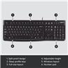 LOGITECH K120 USB Keyboard(Open Box)