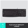 LOGITECH K120 USB Keyboard(Open Box)