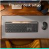 LOGITECH Full Size Productivity Keyboard, GRAPHITE