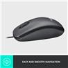 LOGITECH M100 - souris - USB - noir