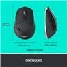 LOGITECH M720 Triathlon Multi device Wireless Mouse