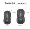 LOGITECH CORE Signature M650 Wireless Mouse-Graphite (910-006250)