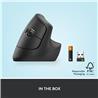LOGITECH  Lift Vertical Ergonomic Wireless Mouse (Graphite)(Open Box)