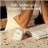 LOGITECH Lift Vertical Ergonomic Wireless Mouse (Off-White)