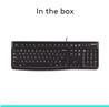 LOGITECH K120 USB Keyboard - French (920-002851)(Open Box)