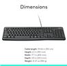 LOGITECH K120 USB Keyboard - French (920-002851)(Open Box)