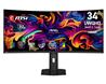 MSI MAG 34" 3440 x 1440 UWQHD QD-OLED 280Hz Gaming Monitor