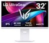 LG UltraGear 32" 4K IPS 144Hz 1ms (GtG) White Gaming Monitor
