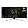 MSI MAG 34" 3440 x 1440 UWQHD Rapid VA 200Hz Gaming Monitor