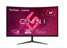 ViewSonic 32" QHD Curved Gaming Monitor, VA, QHD 2560x1440, 1ms,165 Hz(Open Box)
