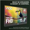 AOC FHD 1920 x 1080  IPS 60Hz USB-C 60 Hz Portable Moniteur