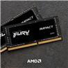 Kingston FURY Impact 32 Go (2x16 Go) DDR4 3200MHz CL20 1,20 V SODIMM