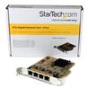 StarTech 4 Port PCIe Gigabit Network Adapter Card (ST1000SPEX43)