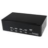 StarTech.com - Commutateur KVM USB 4 ports Dual DVI, avec audio et concentrateur USB 2.0