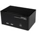 Commutateur KVM USB DVI à 2 ports triple moniteur STARTECH