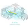 TP-Link (Deco X50(2-Pack)) - AX3000 Whole Home Mesh WiFi 6 System 2 Pack(Open Box)