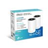 TP-Link (Deco XE75 (pack de 2)) - Système Wi-Fi 6E tri-bande maillé AXE5400 Bande 6 GHz MU-MIMO OFDMA 1,7 GHz Quad-Core