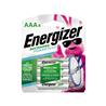 ENERGIZER AAA 800mAh NiMH Rechargeable Battery 4 Pack (NH12BP4)